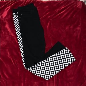 Checkered Jeans